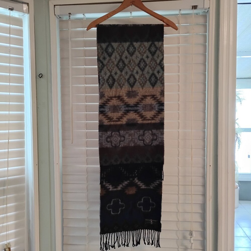 100% wool winter scarf.
